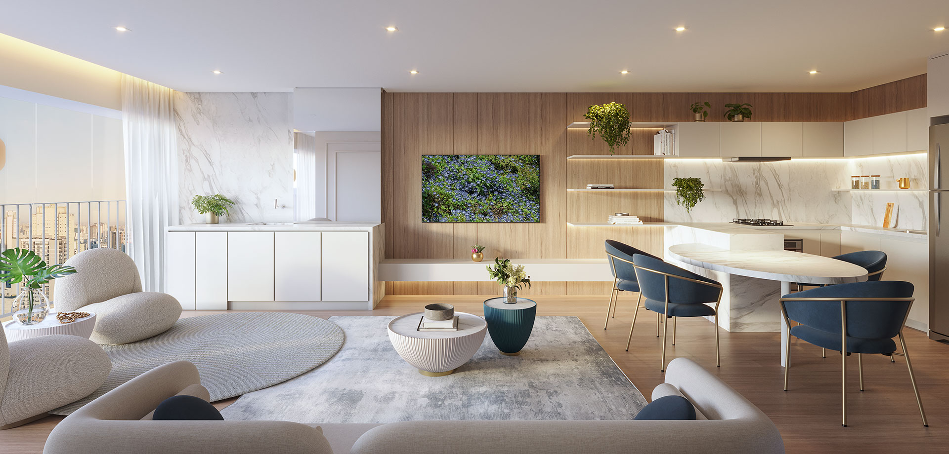 Living 75m²