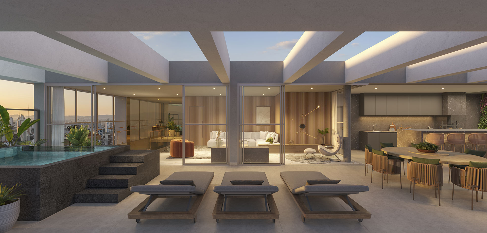 terraço duplex de 337m²