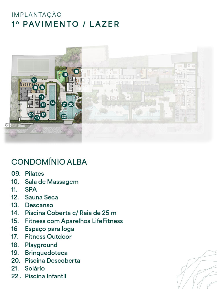 Alba implantação pavimento 1